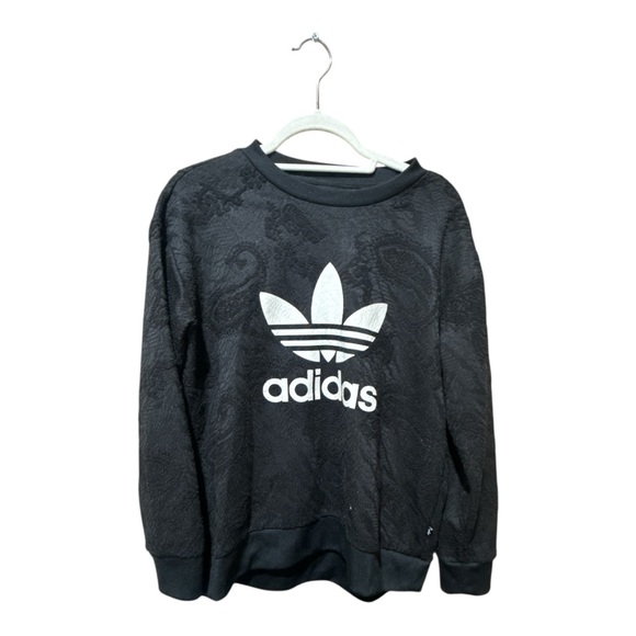 Adidas‎ White Long Sleeve Boxy Sweatshirt - Picture 6 of 7